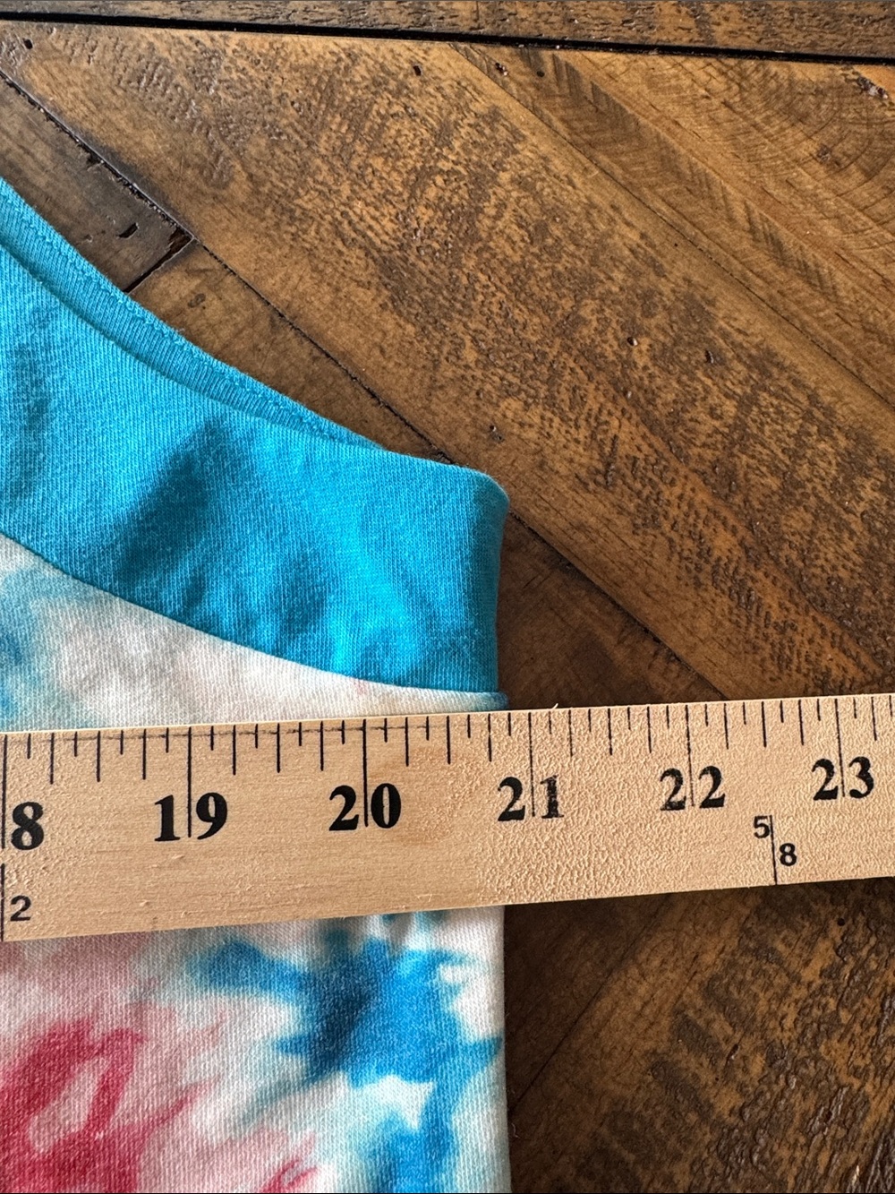 Crazy Train Blue-Red Tie-Dye Sleeveless Tank NWT SZ-XL - Picture 4 of 6